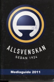 Sportboken - Mediaguide 2011  Allsvenskan sedan 1924